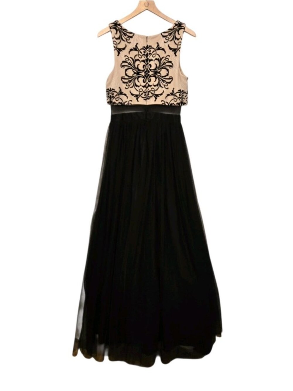 Betsy & Adam Womens Size 10 Mesh Waist Gown Tulle Underskirt Wedding Prom Formal - Picture 2 of 9